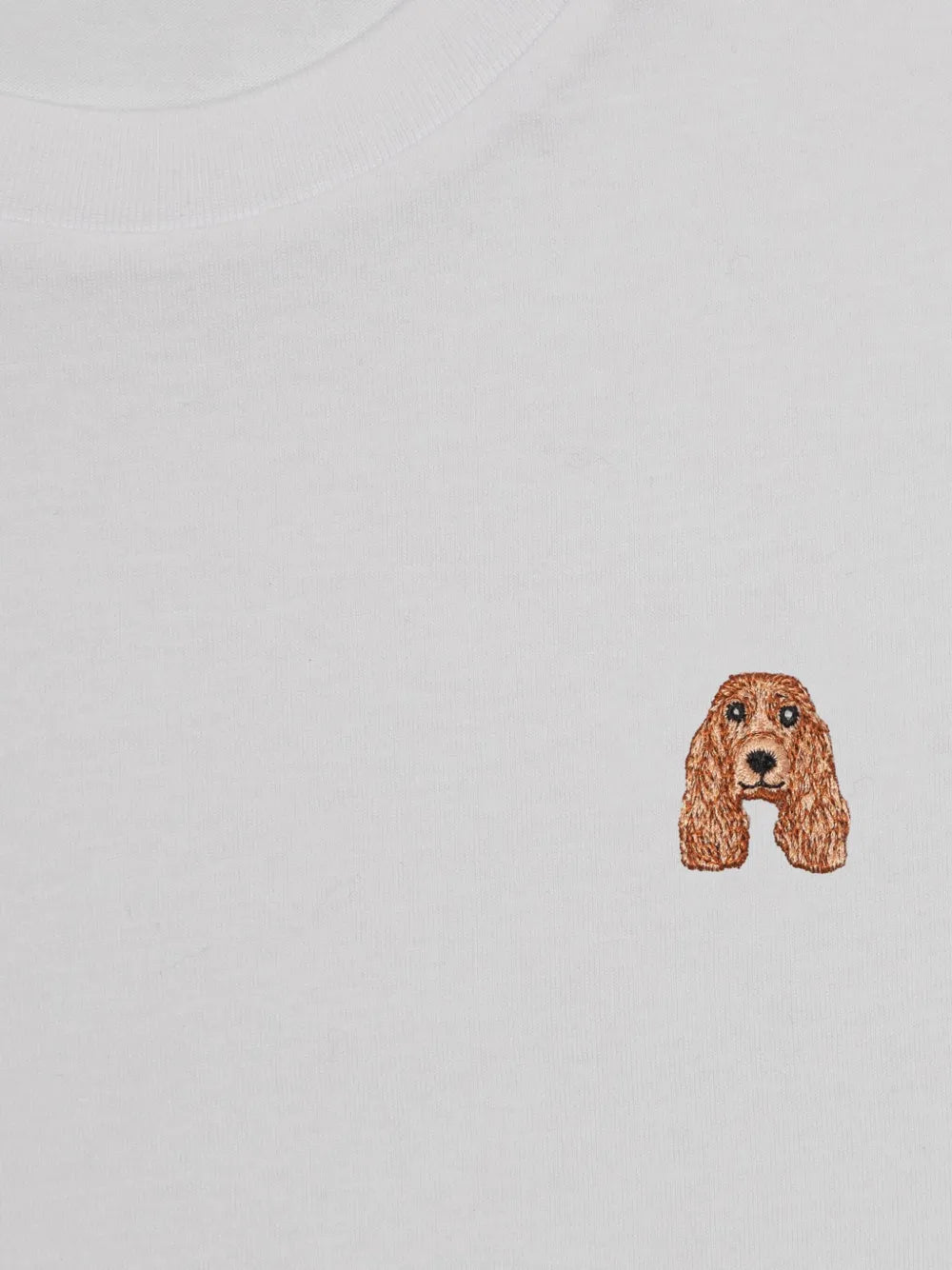Dog-Appliqué T-Shirt