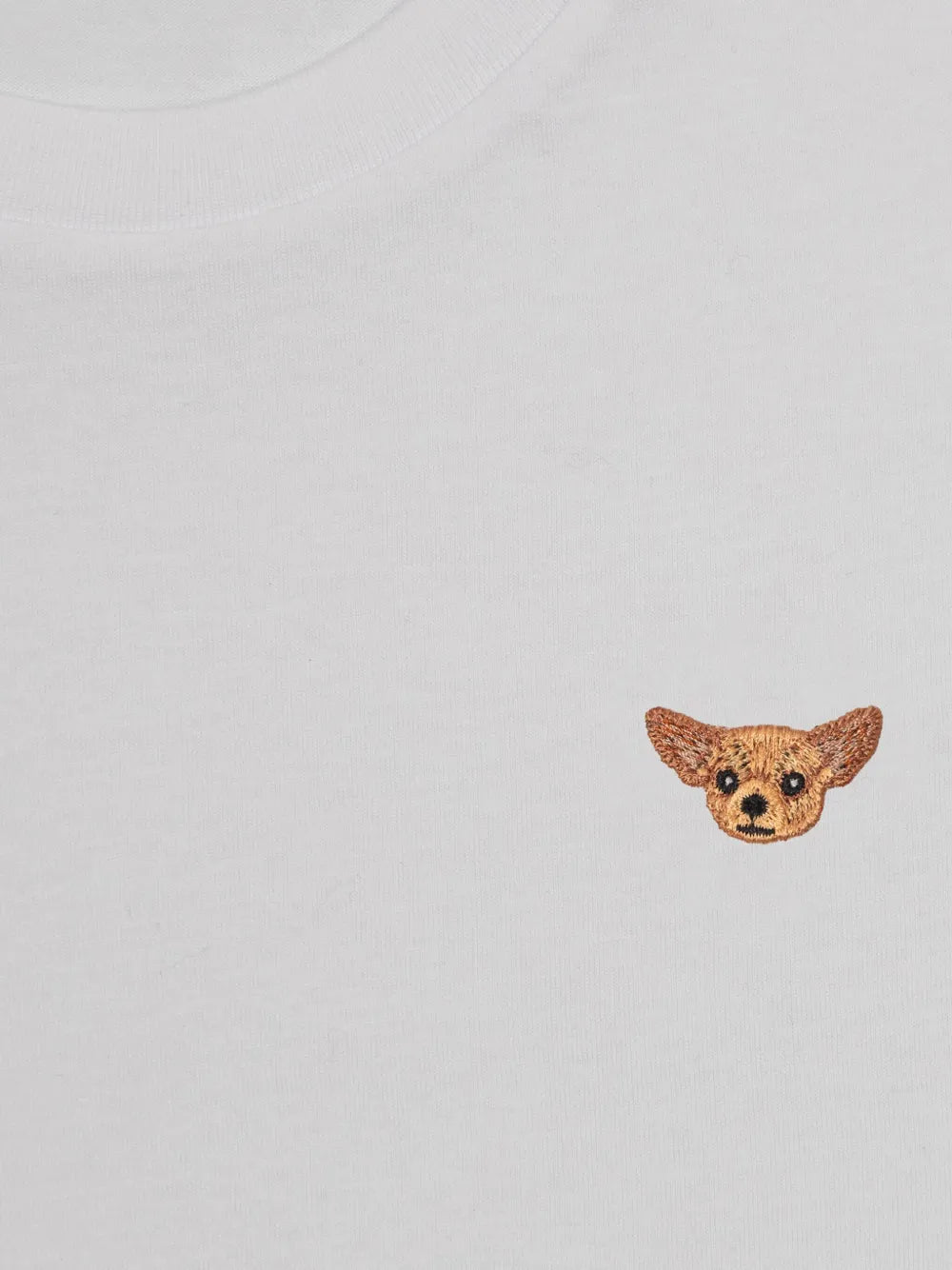 Dog-Appliqué T-Shirt