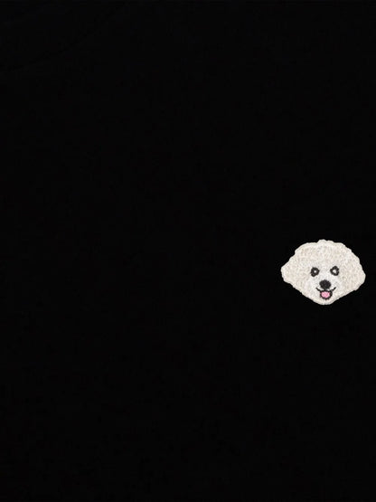 Dog-Appliqué T-Shirt