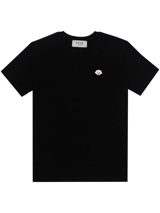 Dog-Appliqué T-Shirt