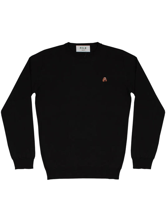 Dog-Appliqué Jumper