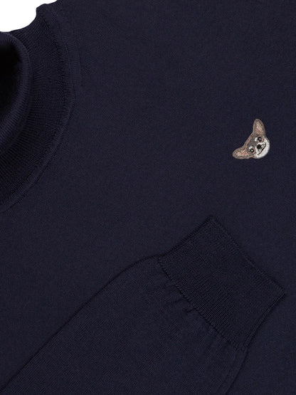 Dog-Appliqué Jumper