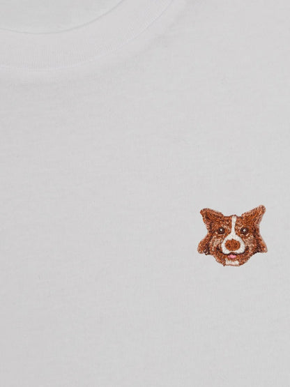 Dog-Appliqué T-Shirt