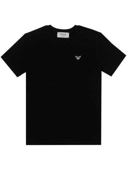 Dog-Appliqué T-Shirt