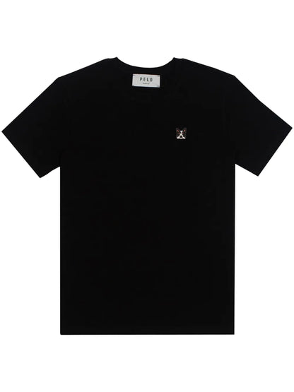 Dog-Appliqué T-Shirt