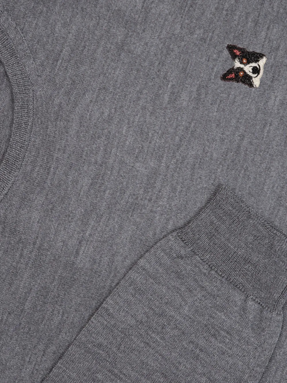 Dog-Appliqué Jumper