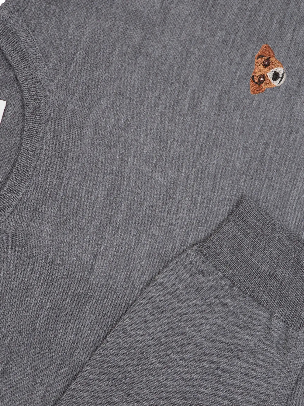Dog-Appliqué Jumper