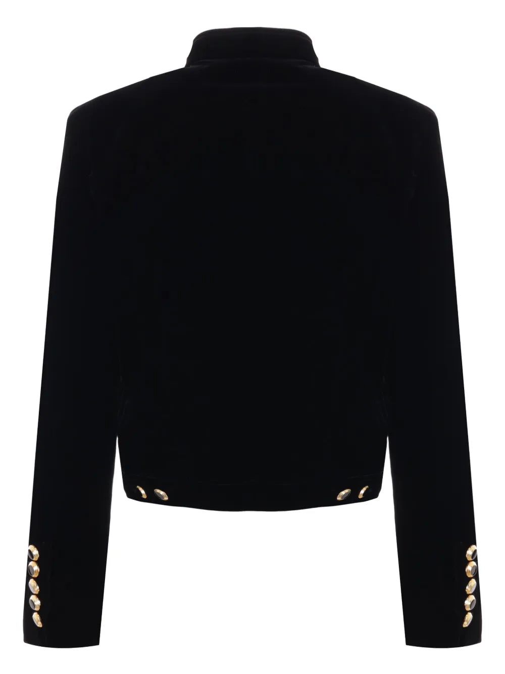 Velvet Cropped Jacket