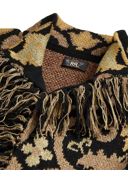 Patterned-Intarsia Cardigan