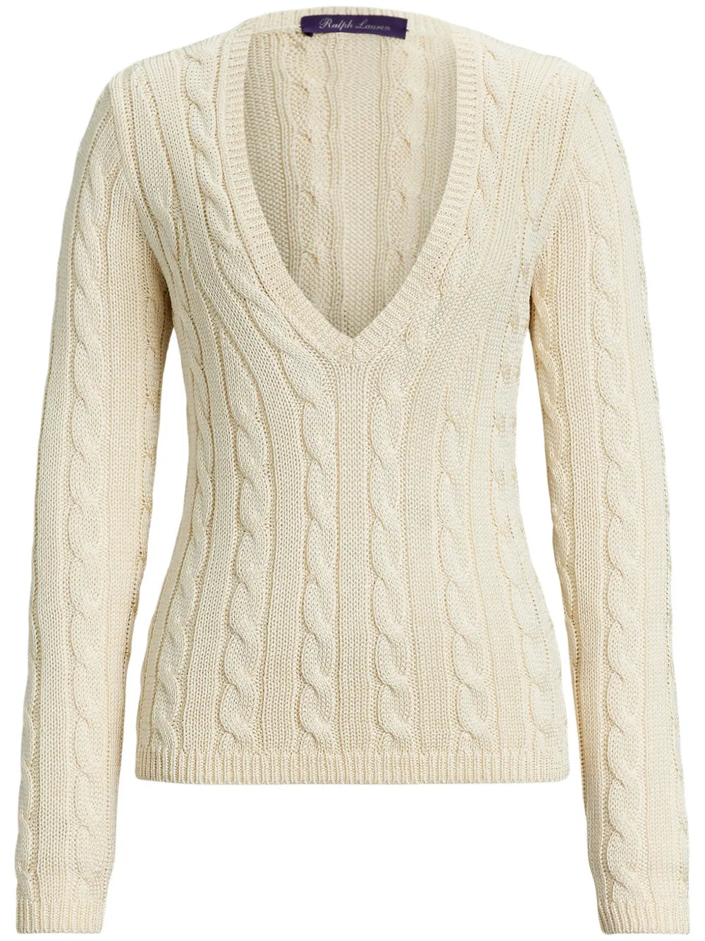 Cable-Knit Silk Jumper