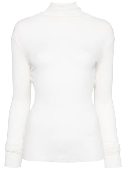 Turtleneck Ribbed Sweater