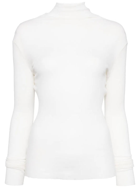 Turtleneck Ribbed Sweater
