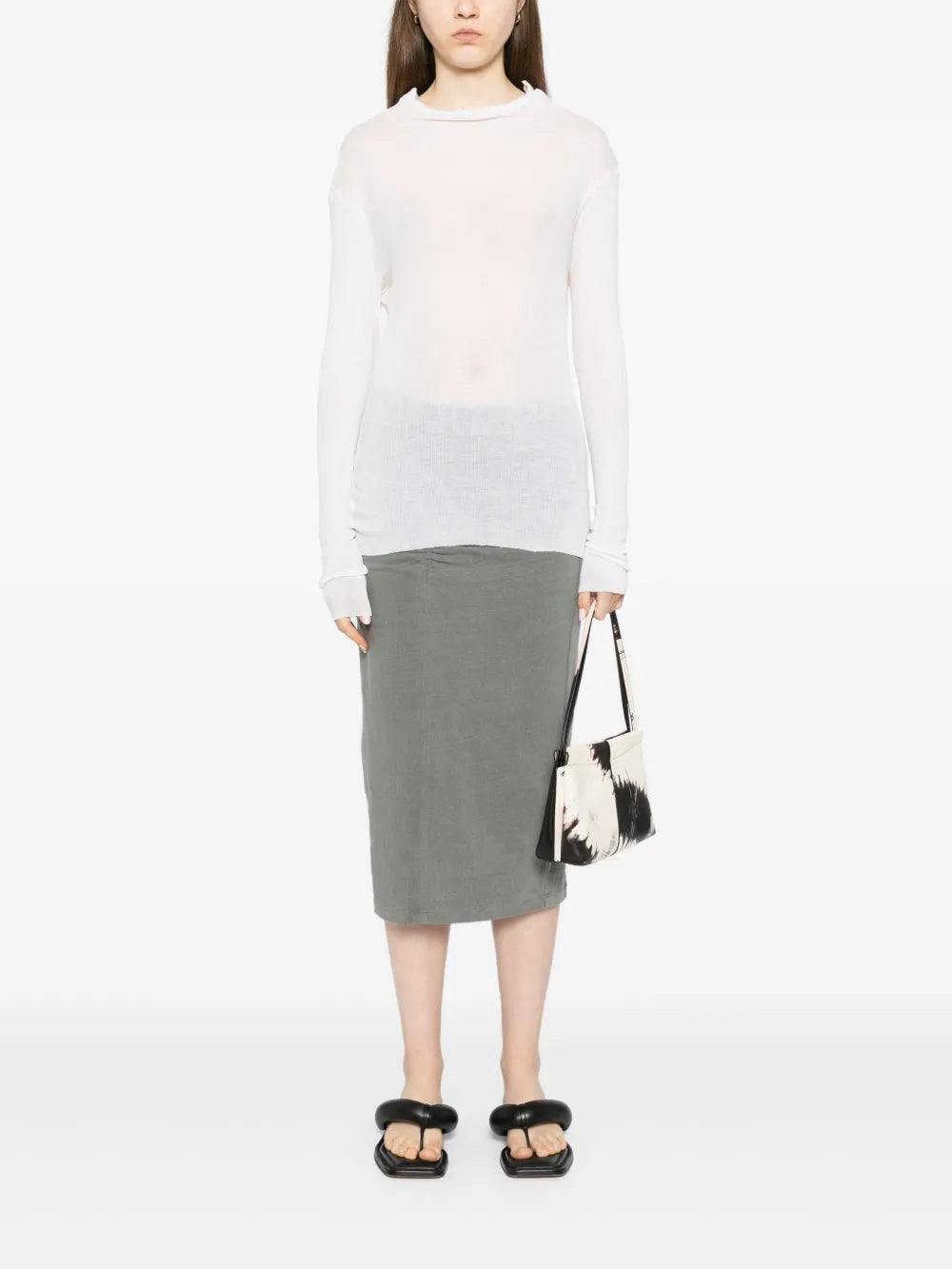 Turtleneck Ribbed Sweater