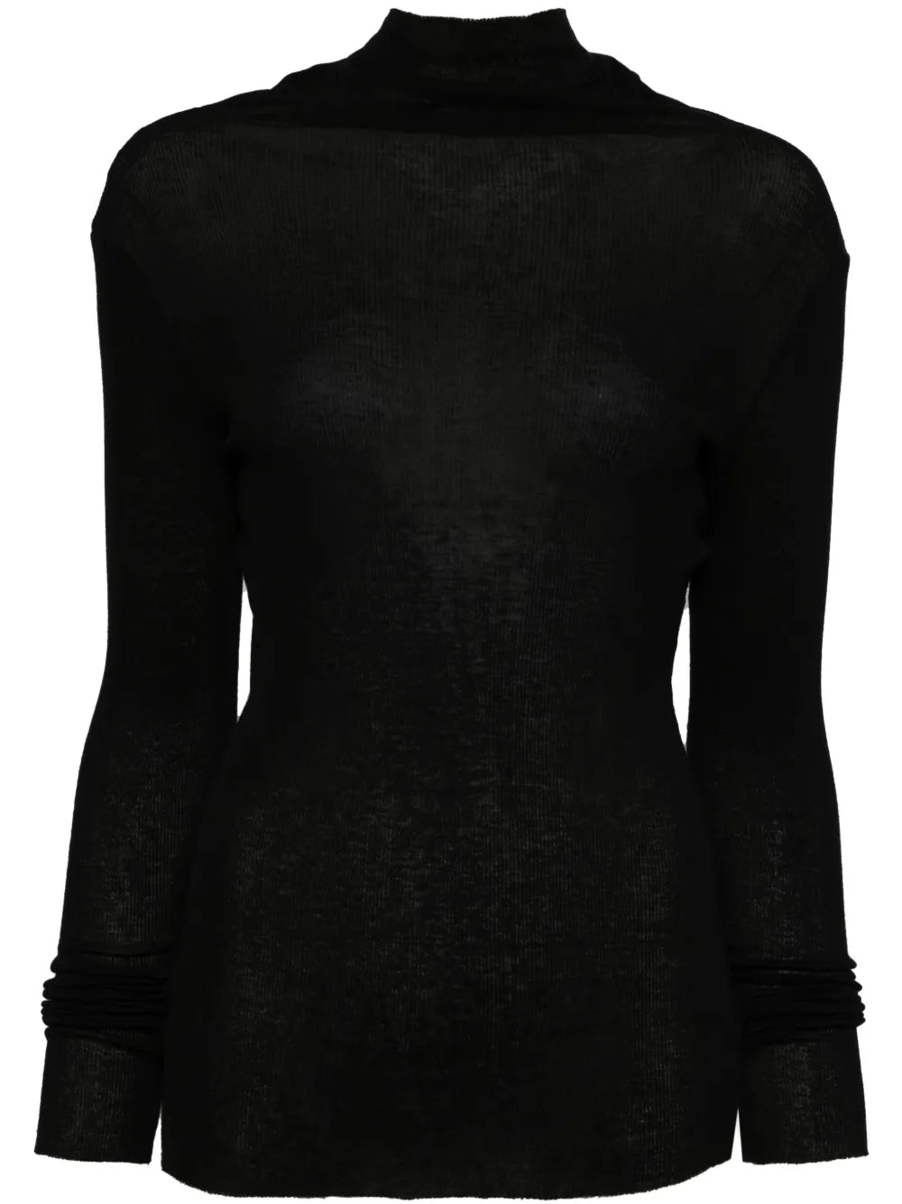Turtleneck Ribbed Sweater