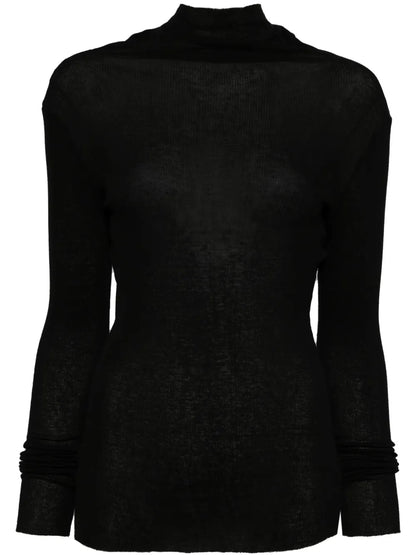 Turtleneck Ribbed Sweater