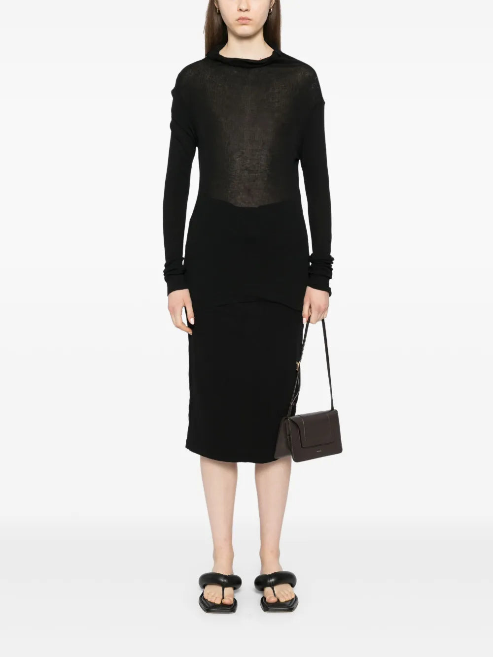 Turtleneck Ribbed Sweater