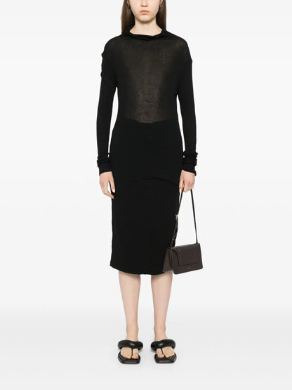 Turtleneck Ribbed Sweater