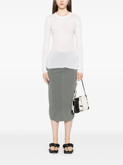 Long-Sleeve Ribbed Sweater