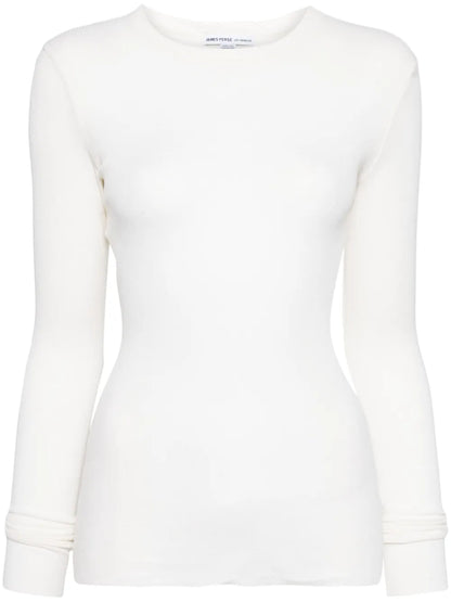 Long-Sleeve Ribbed Sweater