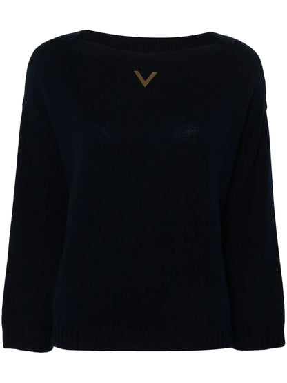 Logo-Plaque Sweater