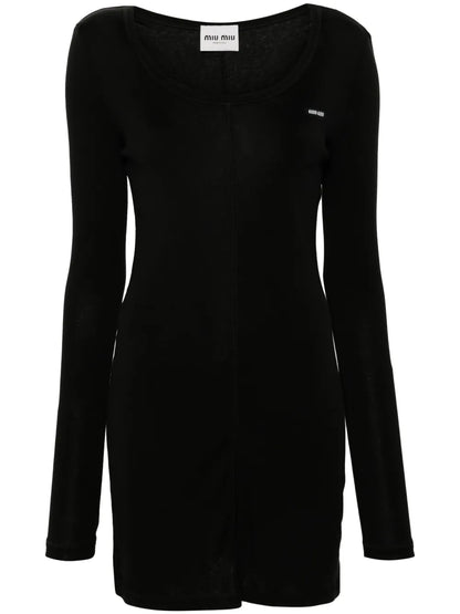 Logo-Patch Dress