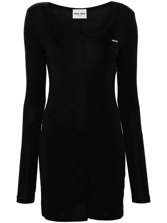 Logo-Patch Dress