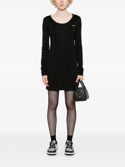 Logo-Patch Dress