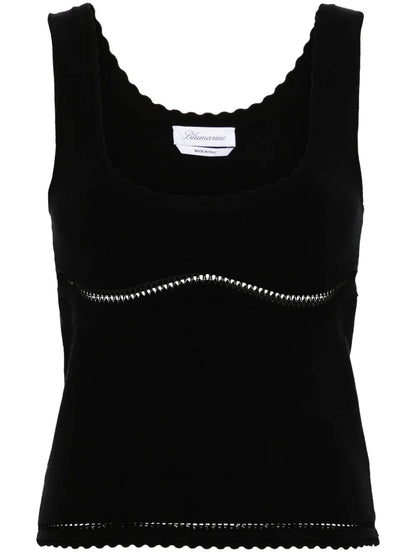 Cut-Out Detailed Tank Top
