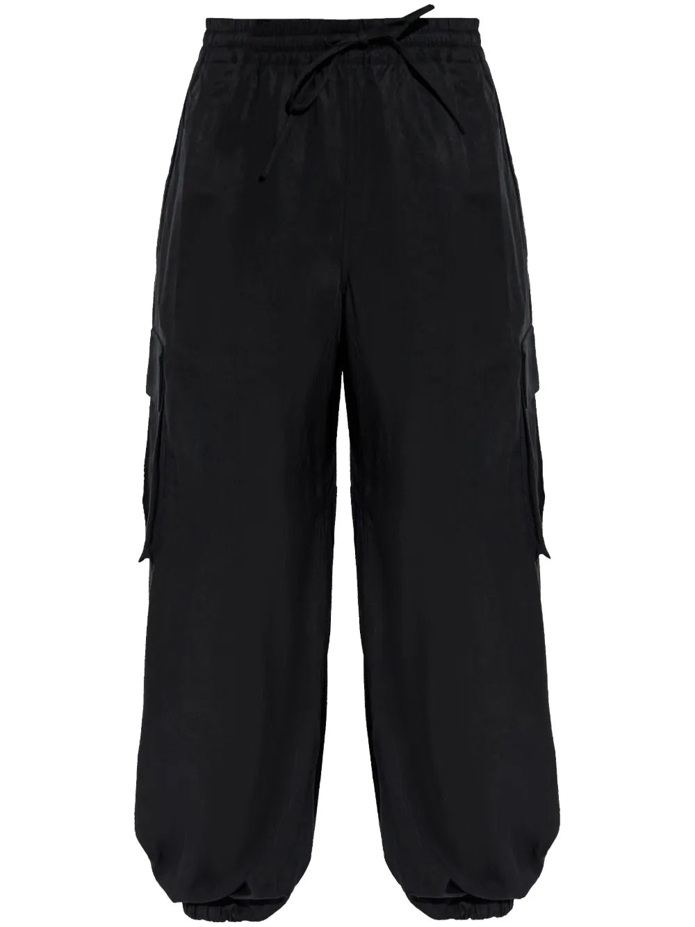Elasticated-Wais Cargo Trousers