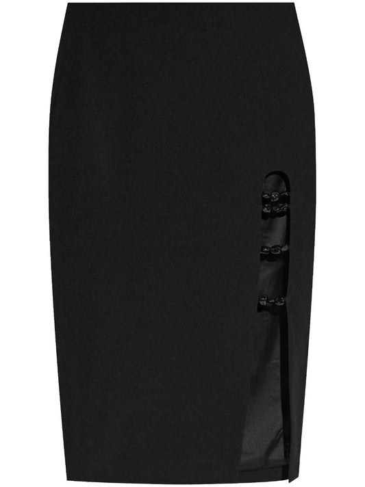 Cut-Out Detailed Midi Skirt