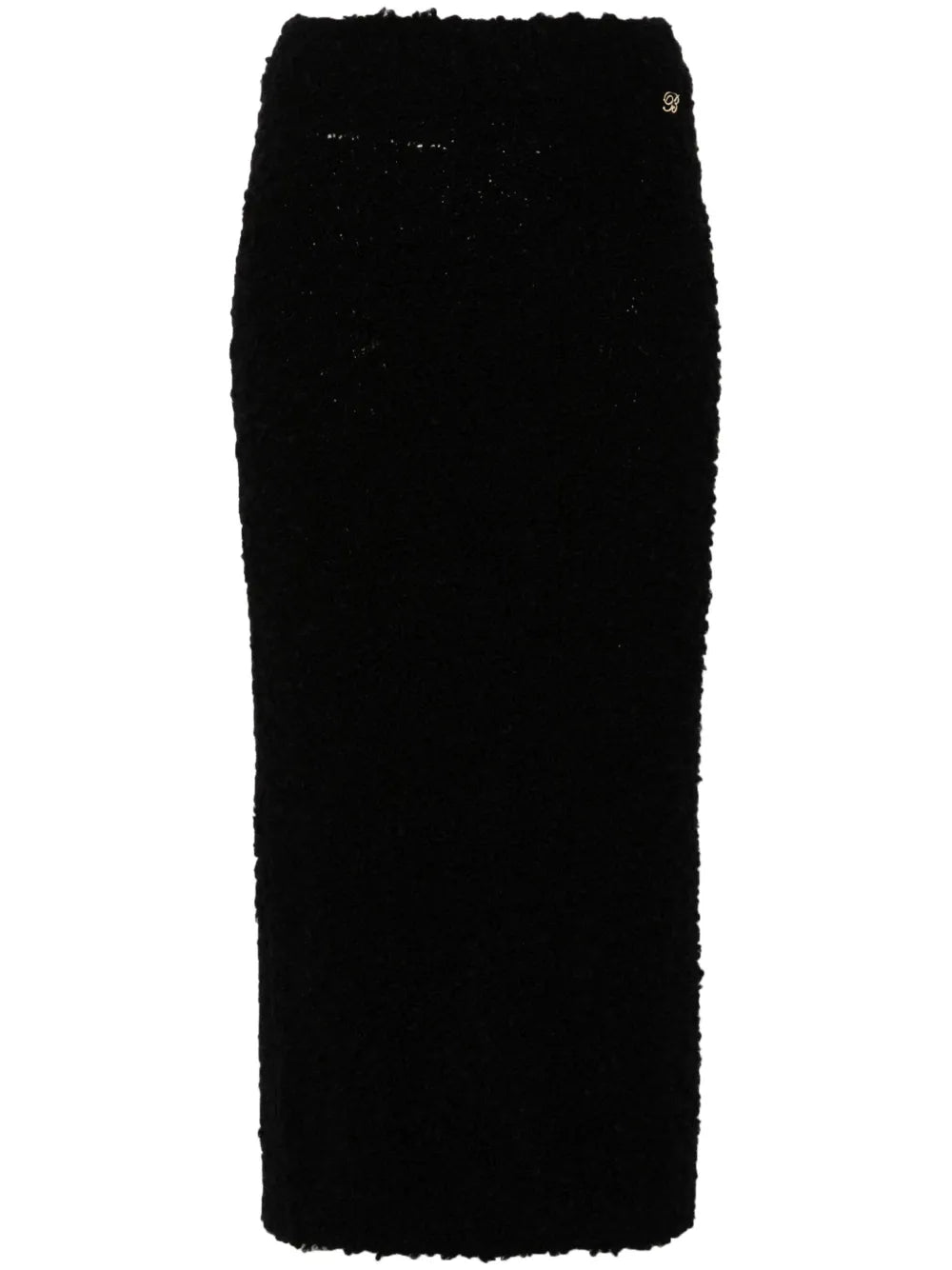 Logo-Plaque Midi Skirt