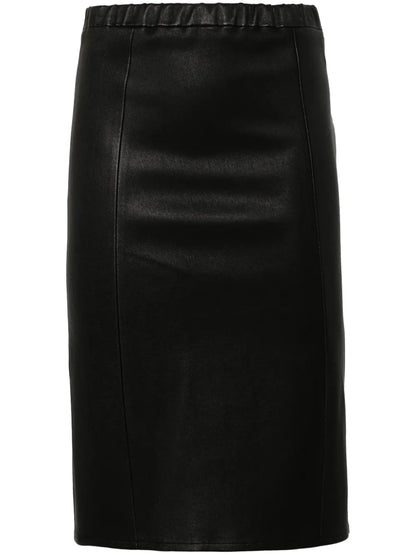 Leather Midi Skirt
