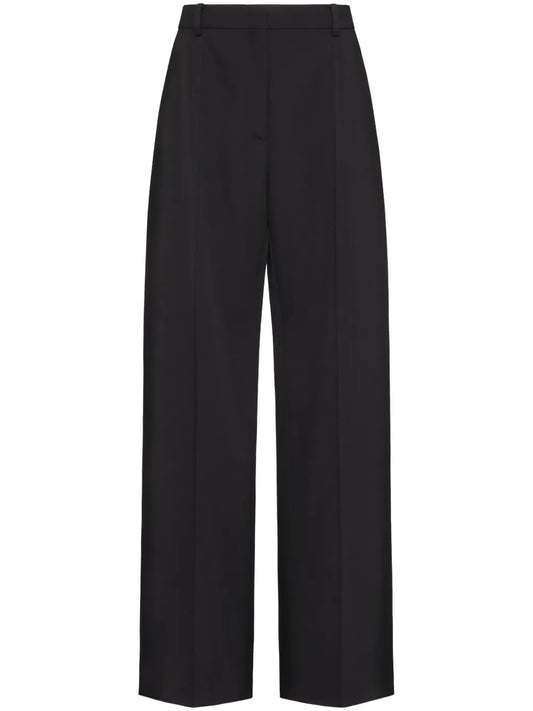 Wide-Leg Tailored Trousers