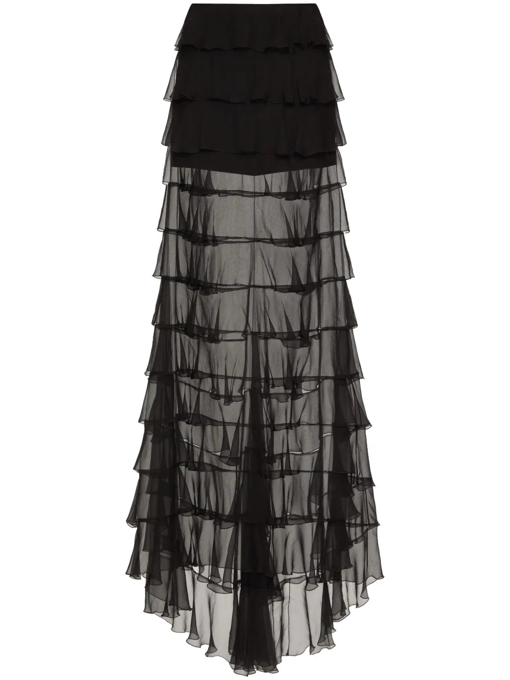 Semi-Sheer Maxi Skirt