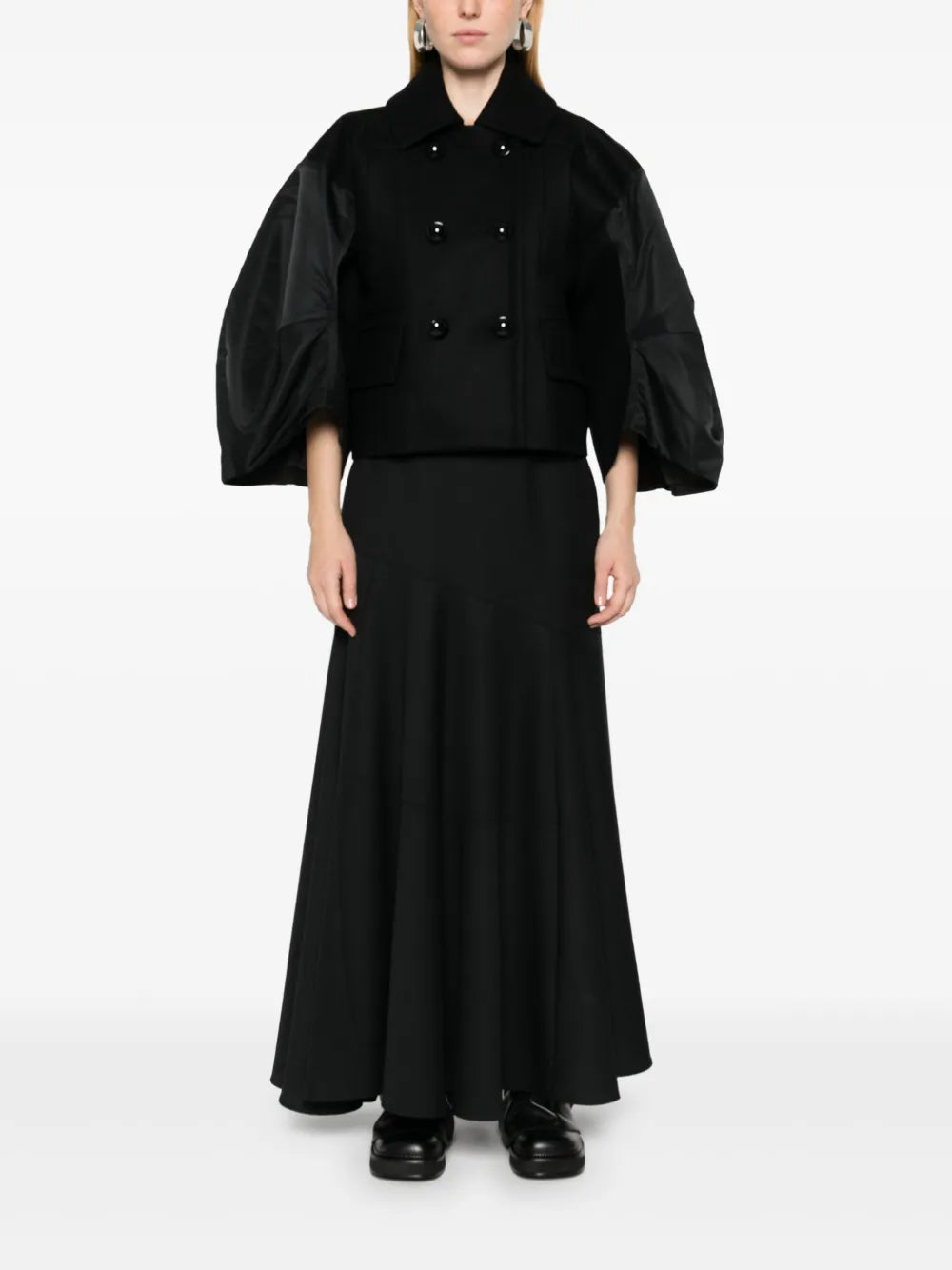 Panelled Double-Breasted Jacket