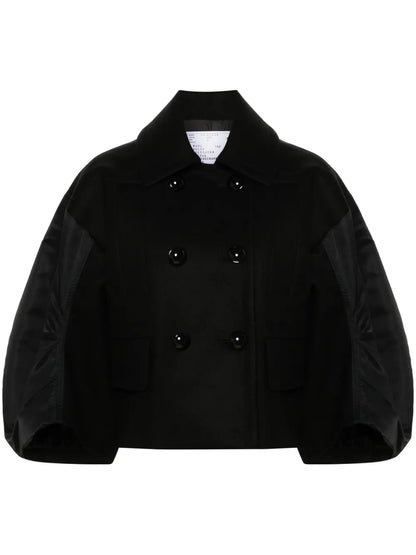 Panelled Double-Breasted Jacket