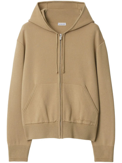 Wool-Blend Zip Hoodie