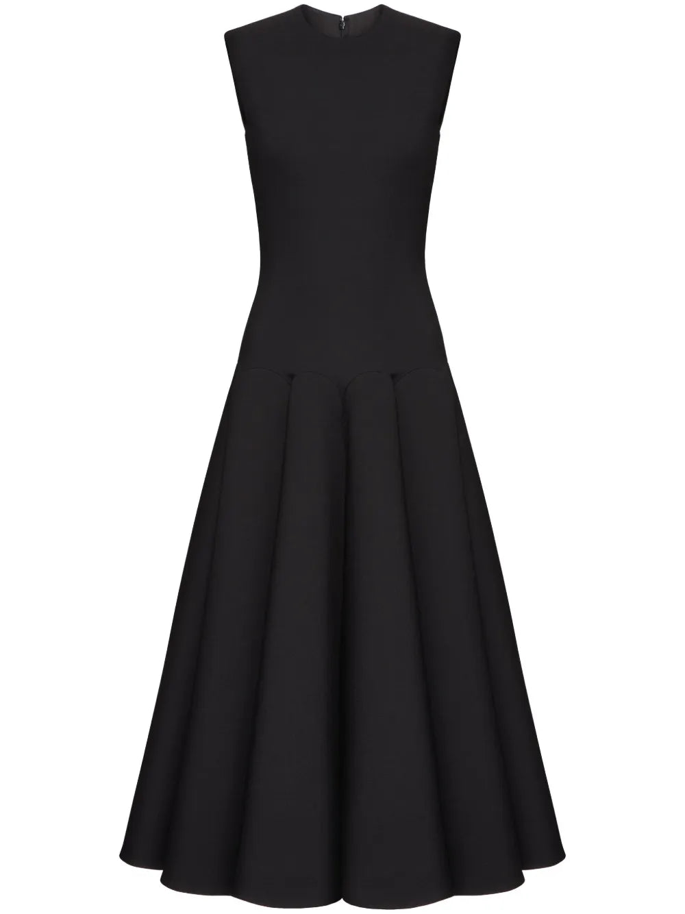 Pleated Virgin Wool Dress