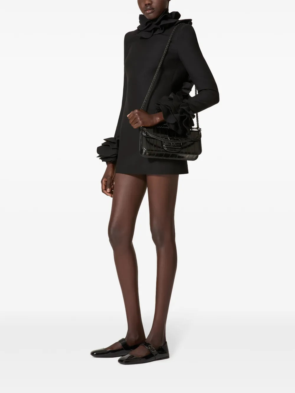 Ruffled Mini Dress