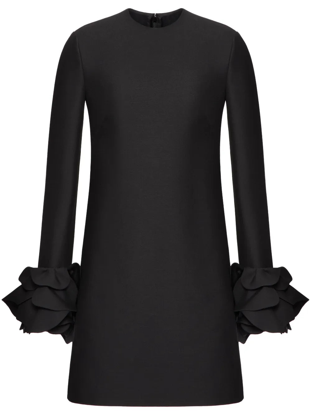 Ruffle-Cuffs Mini Dress