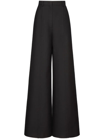 Wide-Leg Tailored Trousers