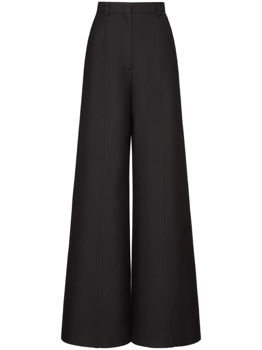 Wide-Leg Tailored Trousers