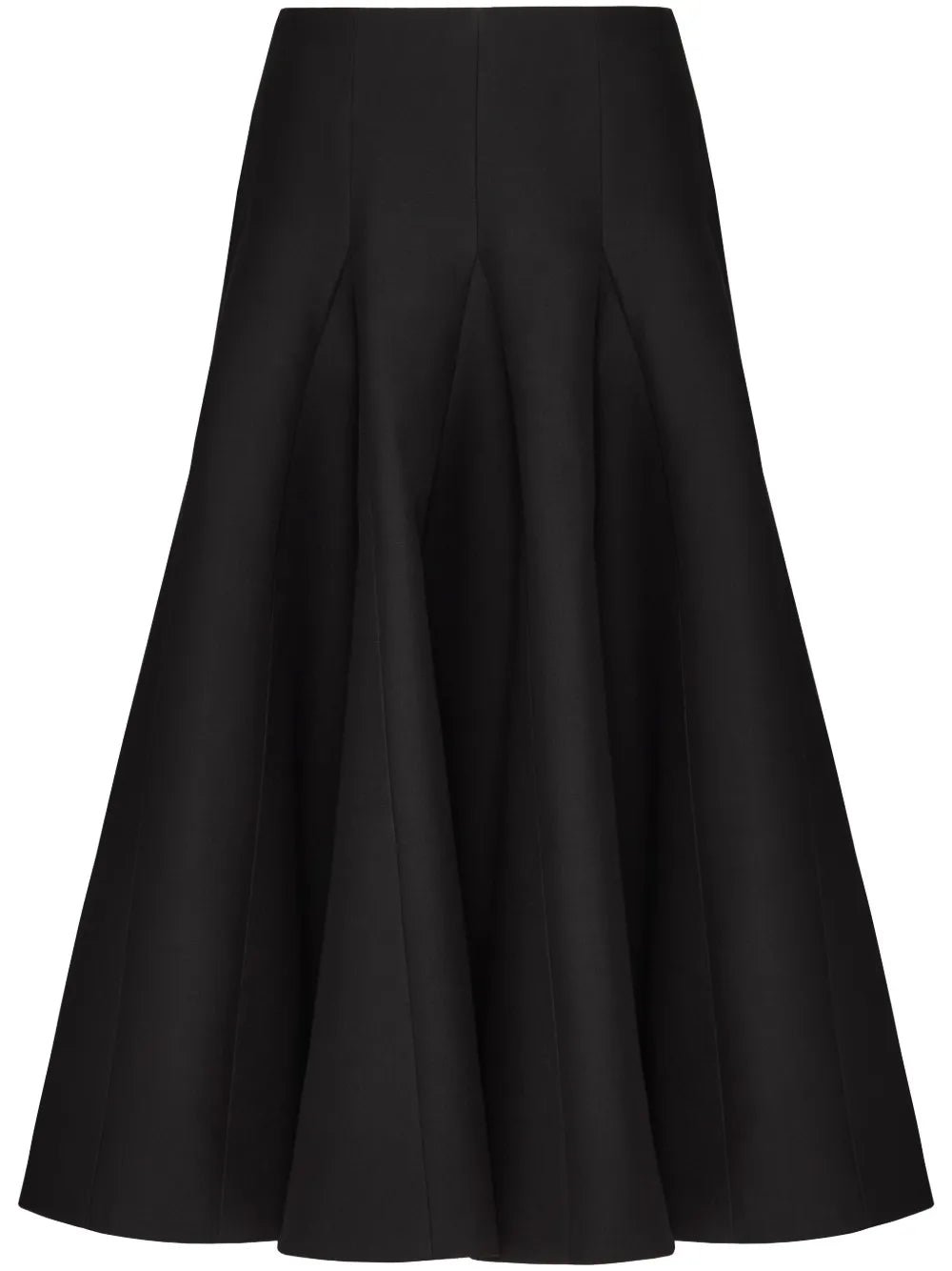 Crepe Couture Midi Skirt