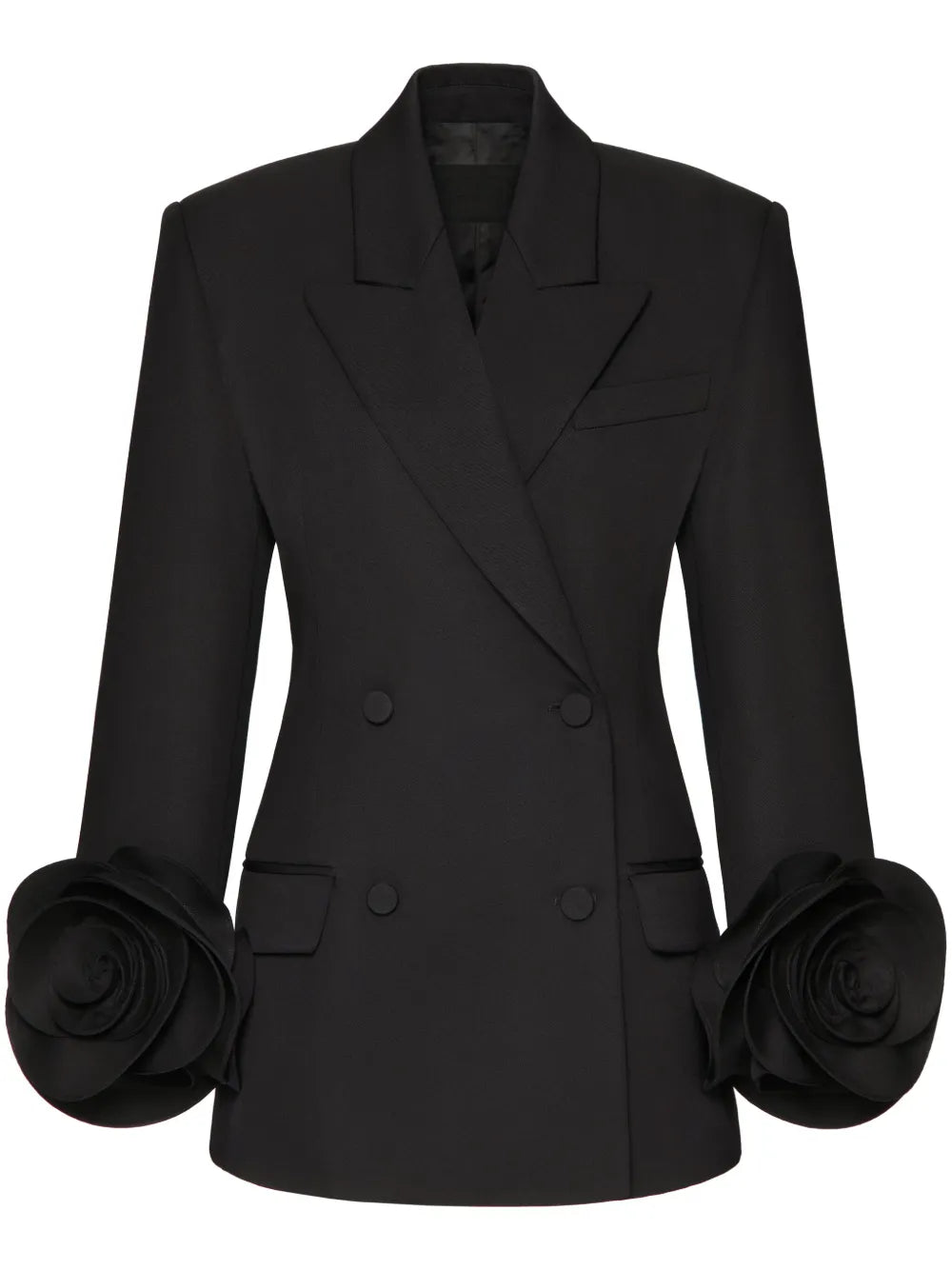 Rose Appliqué Blazer
