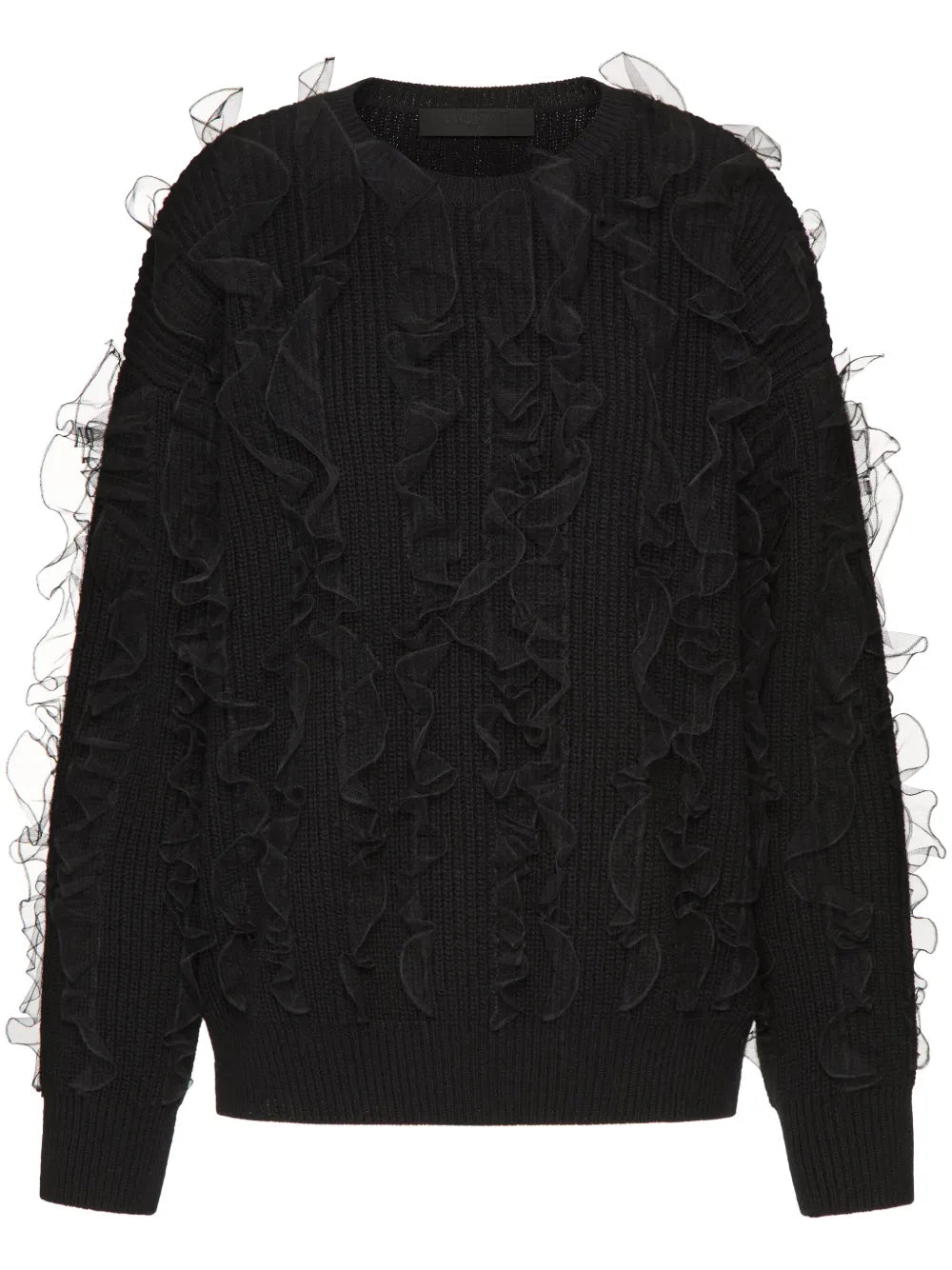 Ruffle-Detailing Jumper