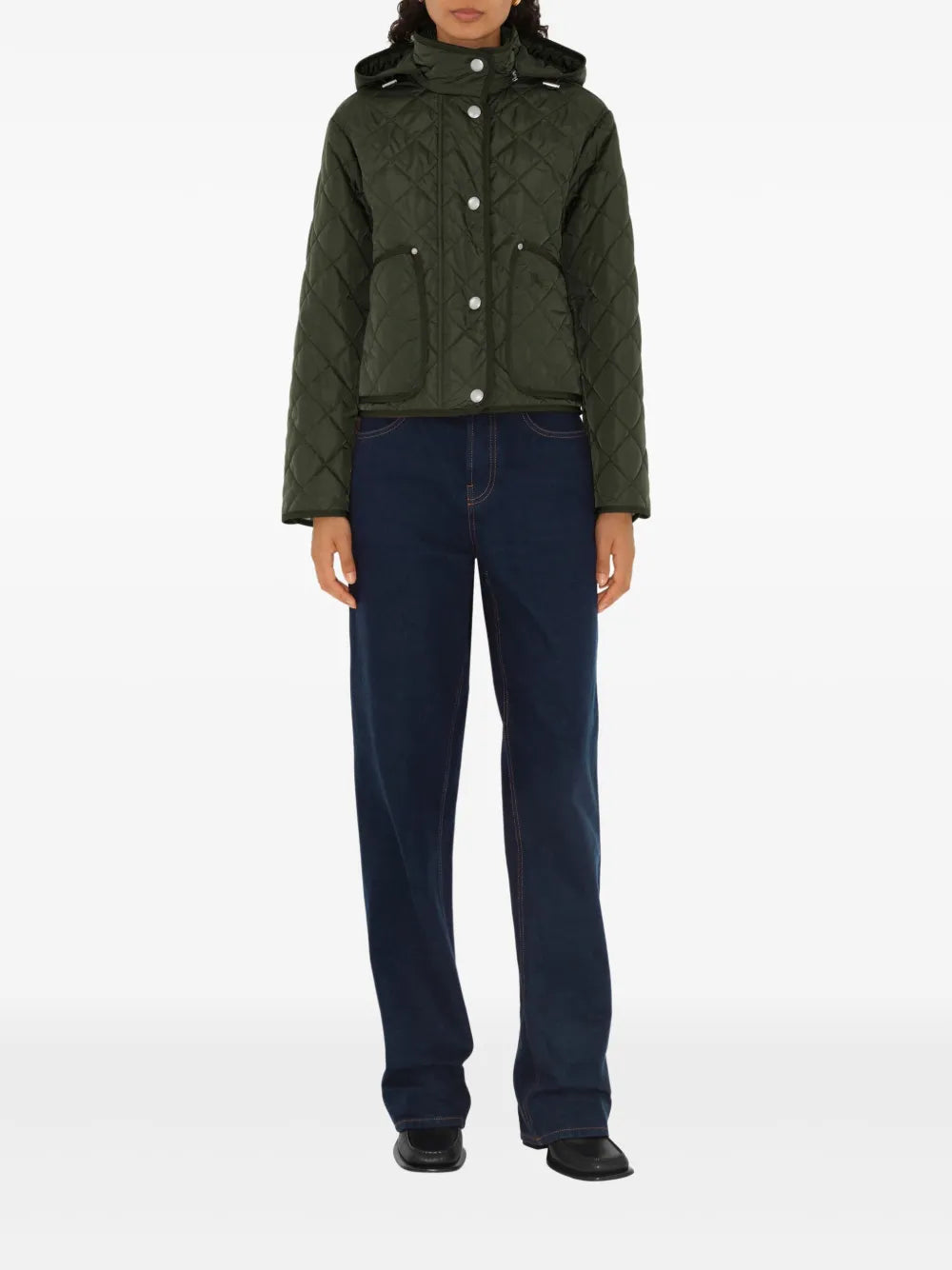 Cropped Quilted Jacket