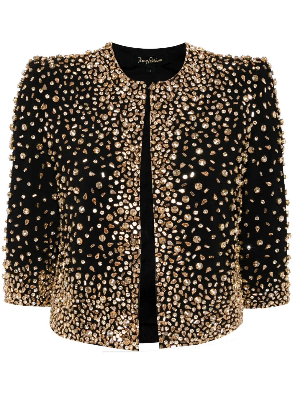 Darlin Crystal-Embellished Cropped Jacket