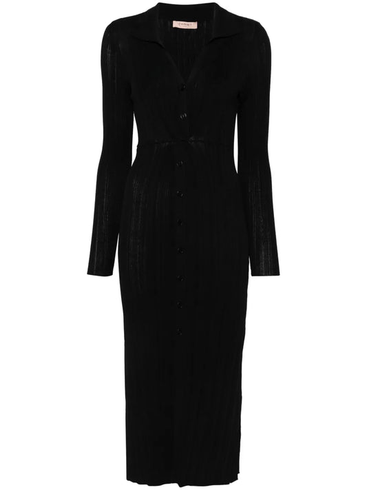 Ribbed-Knit Maxi Dress