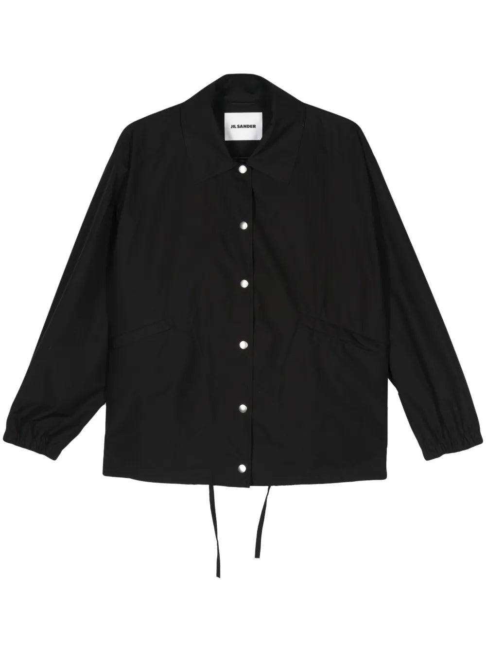 Logo-Print Cotton Shirt Jacket