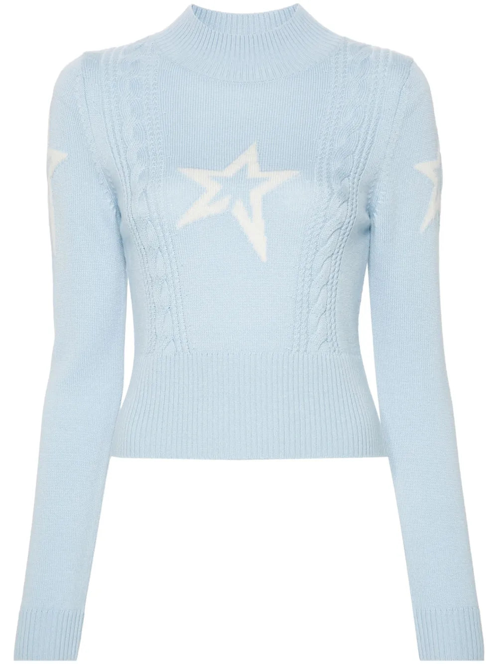 Cable-Knit Star Sweater